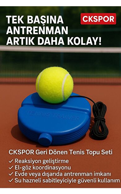 CKSPOR Solo Tenis Antrenman Aleti – Tenis Antrenman Ekipmanı