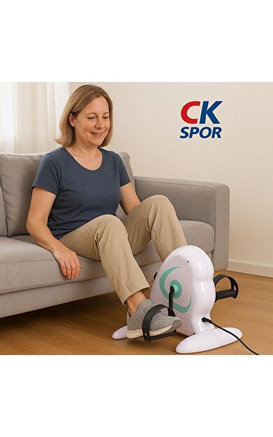 CKSPOR Elektrikli Mini Egzersiz Bisikleti – Aktif Pasif El Ayak Kol Bacak Egzersiz Aleti