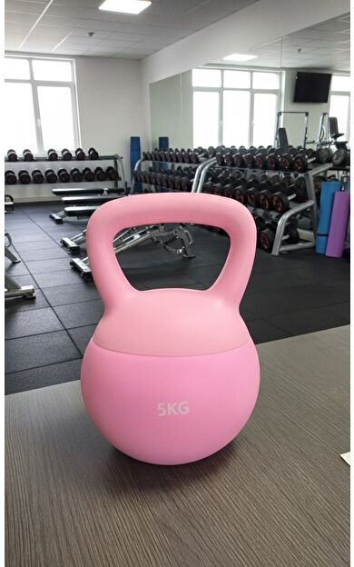 CKSPOR Soft Kettlebell 5 kg – Pembe Renk Evde Spor ve Fonksiyonel Antrenman Ağırlığı