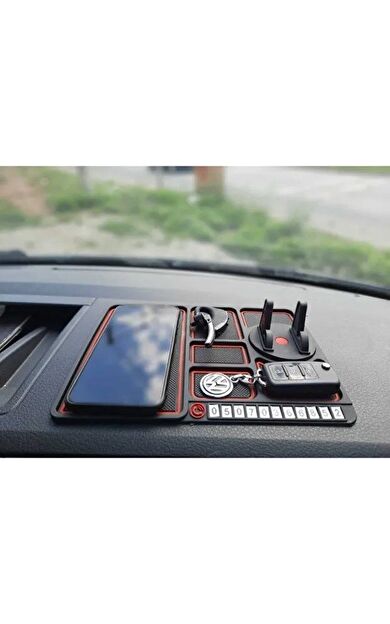 CKSPOR Araç İçi Kaydırmaz Torpido Organizeri – Sihirli Ped Kaydırmaz Pad