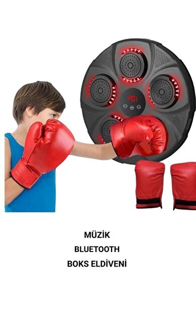 CKSPOR Akıllı Boks Eğitim Tahtası – Bluetooth Bağlantılı Işıklı ve Müzikli Boks Egzersiz Aleti