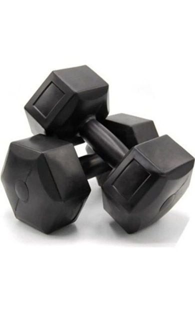 CKSPOR 3×2 kg Dambıl Çifti (Siyah) – Omuz, Kol &amp; Göğüs Çalışma Dambılı