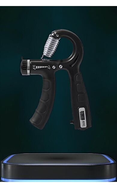 CKSPOR 5–60 kg Ayarlanabilir El Güçlendirici Yay – Sayaçlı Hand Grip Trainer