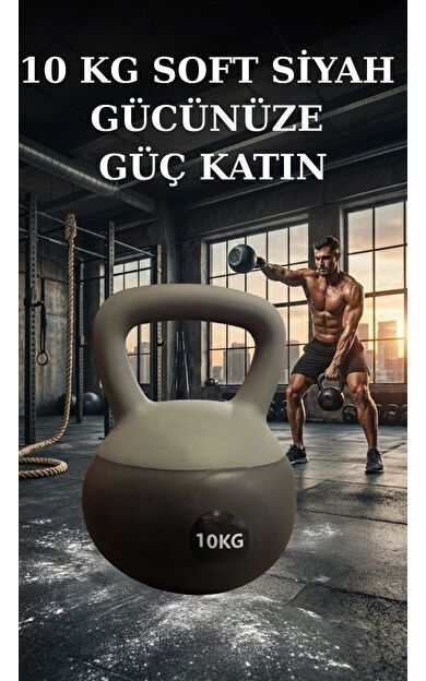 CKSPOR Soft Kettlebell 10 kg – Evde Spor ve Crossfit İçin Güvenli Ağırlık