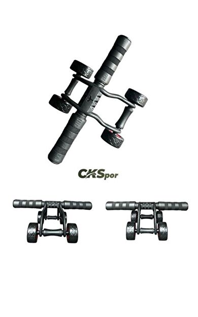 CKSPOR 4 Tekerlekli Mekik Aleti – Karın Kası, Evde Spor