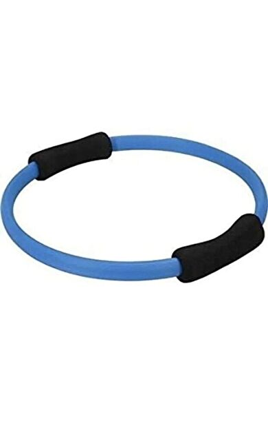 CKSPOR 38 cm Pilates Çemberi – Özel Tutmalı Pilates Halkası Spor Egzersiz Aleti (Mavi)
