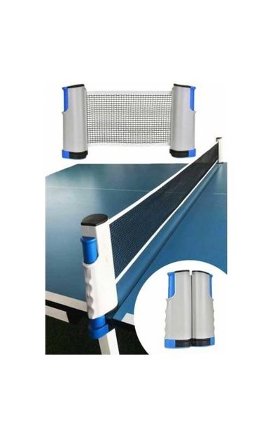 CKSPOR Mekanizmalı Masa Tenisi Filesi – Taşınabilir, Tüm Masalara Uyumlu 170 cm