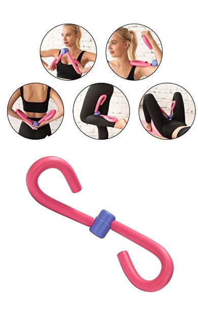 CKSPOR Kelebek Egzersiz Aleti – Kol, Bacak, Göğüs ve Kalça Çalıştırıcı Spor Aleti (Pembe)