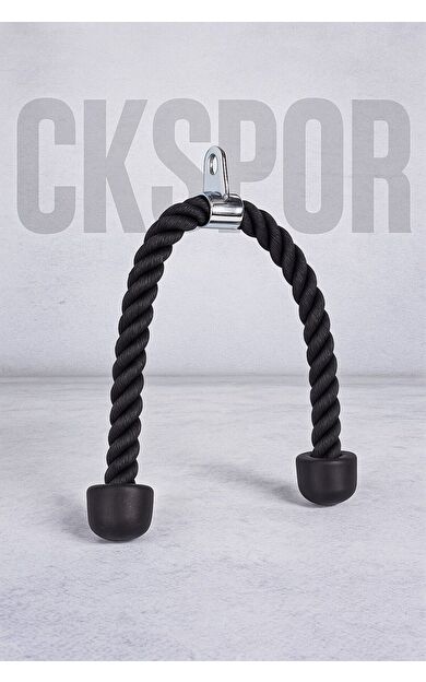 CKSpor Triceps Halatı Dayanıklı Fitness ve Ağırlık Antrenman Aparatı Fitness Vücut Geliştirme Aleti