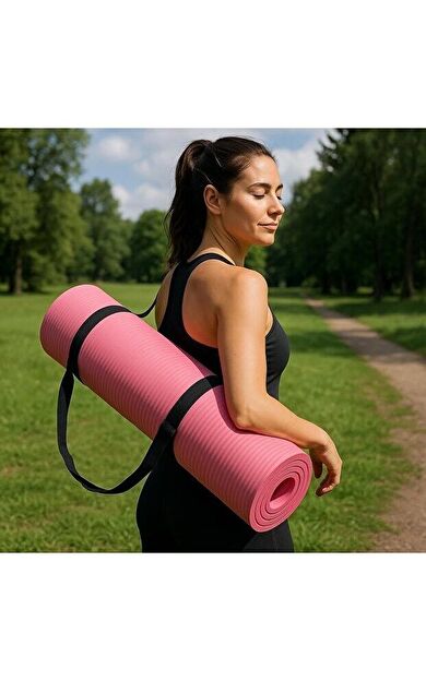 CKSPOR 16 mm Profesyonel Pilates Matı – NBR Kaymaz Yoga ve Pilates Minderi (Mavi)