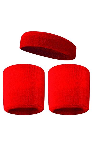 CKSPOR Havlu Bileklik (Kırmızı) – Fitness &amp; Spor Aksesuarı