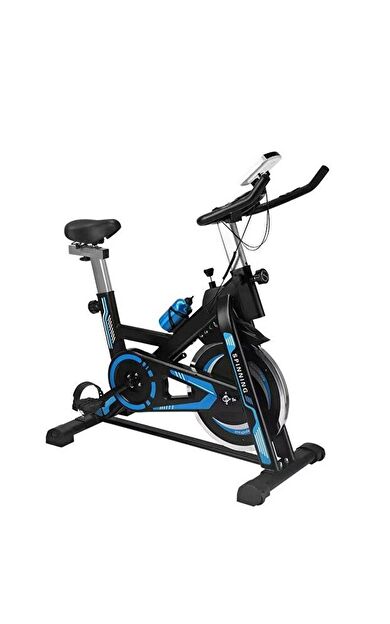 CKSPOR Spinning Bike Dikey Kondisyon Bisikleti – Ayarlanabilir ve Sessiz Ev Tipi Egzersiz Aleti (Kırmızı)