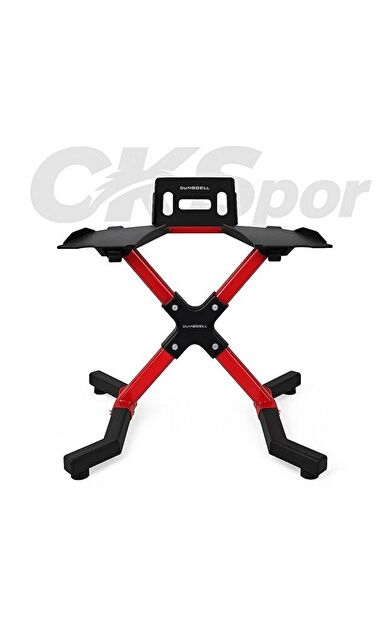 CKSPOR Ayarlanabilir Dambıl Standı – Dayanıklı ve Ergonomik Tasarım (Kırmızı)