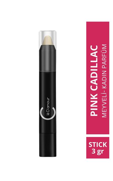 Clé D'amour Pink Cadillac Meyveli Çiçeksi Kadın Stick Parfüm Edp 3 gr Women Vegan 