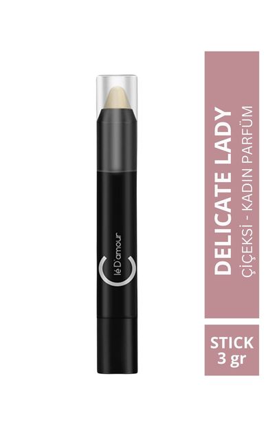 Clé D'amour Delicate Lady (ÇİÇEKSİ) Kadın Stick Parfüm 3 gr Women - Vegan 
