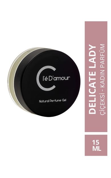 Clé D'amour Delicate Lady (ÇİÇEKSİ) Kadın Jel Parfüm 15 ml Women - Vegan 