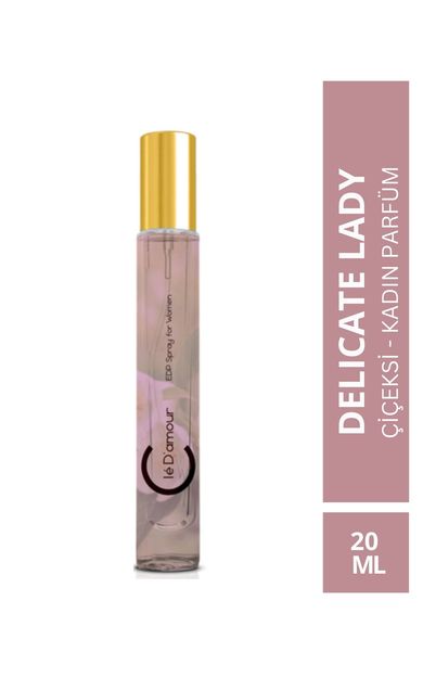 Clé D'amour Cle D'amour Kadın Parfüm 20 ml - Delicate Lady (ÇİÇEKSİ) Women - Vegan 