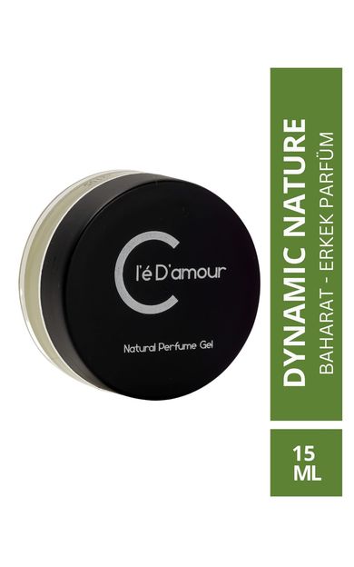 Clé D'amour Dynamic Nature (TURUNÇGİL/BAHARAT) Men - Erkek Jel Parfüm 15 ml - Vegan 