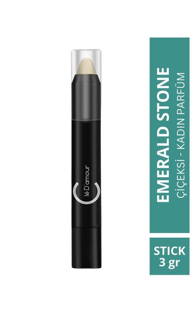 Clé D'amour Emerald Stone (GURME/ÇİÇEKSİ) Women - Kadın Stick Parfüm 3 gr - Vegan 