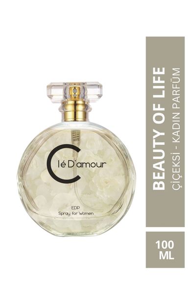 Clé D'amour Cle D'Amour Beauty Of Life (Miskli-Çiçeksi) Women - Kadın Parfüm 100 ml - Vegan 