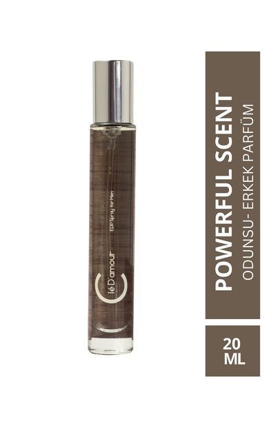 Clé D'amour Cle D'amour Erkek Parfüm 20 ml - Powerful Scent (AROMATİK/ODUNSU) Men - Vegan 