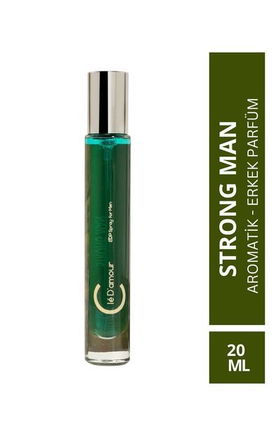 Clé D'amour Cle D'amour Erkek Parfüm 20 ml - Strong Man (FOUGÈRE/AROMATİK) Men - Vegan 