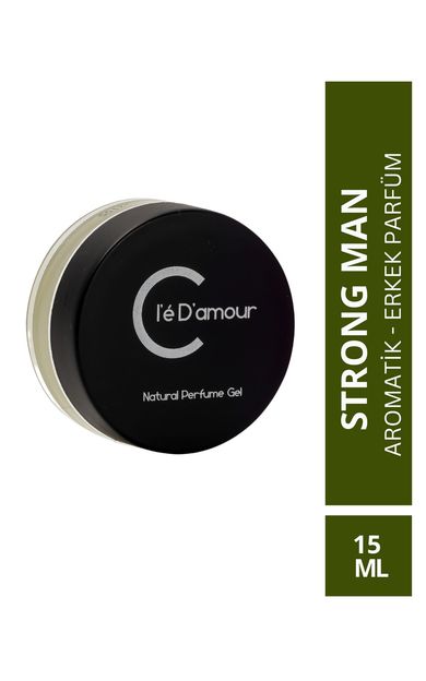 Clé D'amour Strong Man (FOUGÈRE/AROMATİK) Erkek Jel Parfüm 15 ml - Men - Vegan 