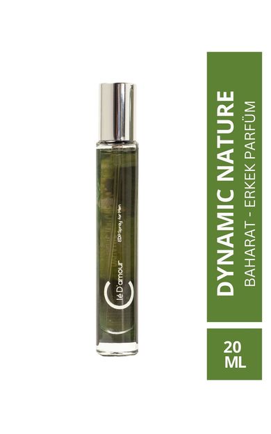 Clé D'amour Cle D'Amour Dynamic Nature (Turunçgil/Baharat) Men - Erkek Parfüm 20 ml - Vegan 