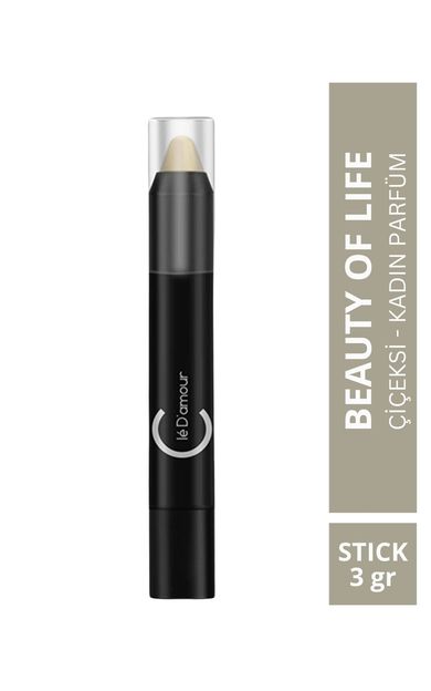 Clé D'amour Beauty Of Life (MİSKLİ/ÇİÇEKSİ) Women - Kadın Stick Parfüm 3 gr - Vegan 