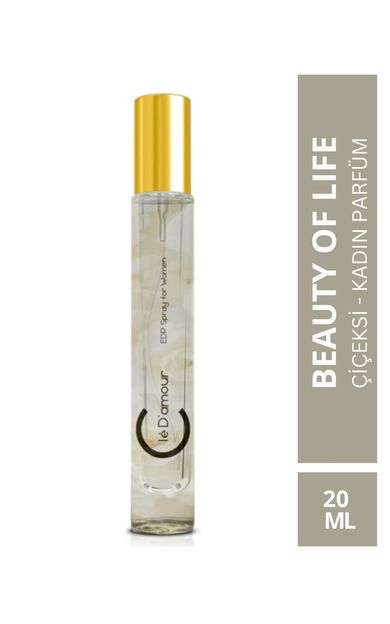 Clé D'amour Beauty Of Life (MİSKLİ-ÇİÇEKSİ) Women - Kadın Parfüm 20 ml - Vegan 