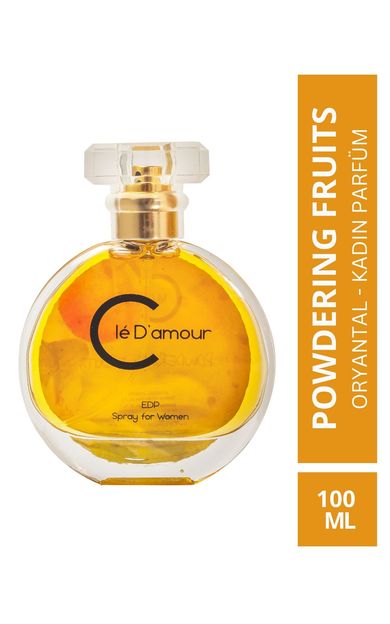 Clé D'amour Cle D'Amour Powdering Fruits (Oryantal) Women - Kadın Parfüm 100 ml - Vegan 