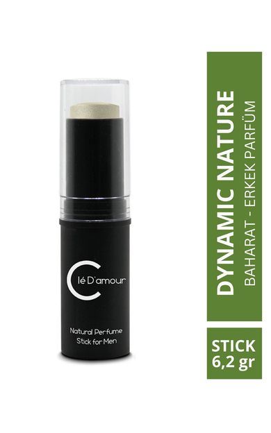 Clé D'amour Dynamic (TURUNÇGİL/BAHARAT) Men - Erkek Stick Parfüm 6,2 gr - Vegan 
