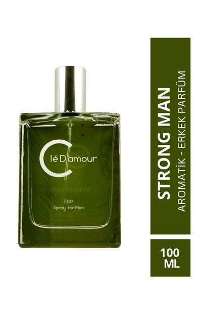 Clé D'amour Cle D'amour Erkek Parfüm 100 ml - Strong Man (FOUGÈRE/AROMATİK) Men - Vegan 