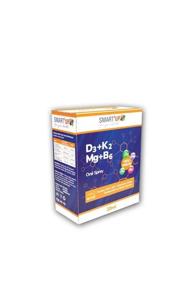 Smartup D3 K2 Mg B6 Oral Sprey 20 Ml