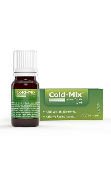 Cold-Mix İnhaler Damla 10 Ml-Yeşil Kutu-SKT: 11/2027