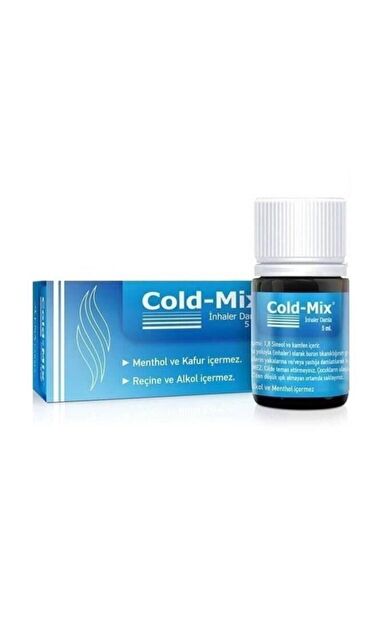 Cold-Mix İnhaler Damla 5 Ml-Mavi Kutu-SKT: 04/2027