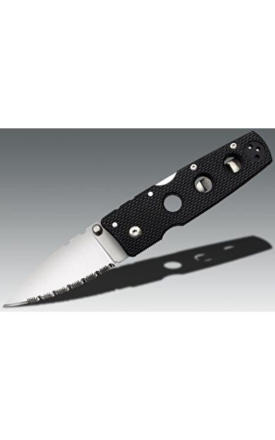 COLD STEEL HOLD OUTIII SERRATED CAKI(MEDIUM)