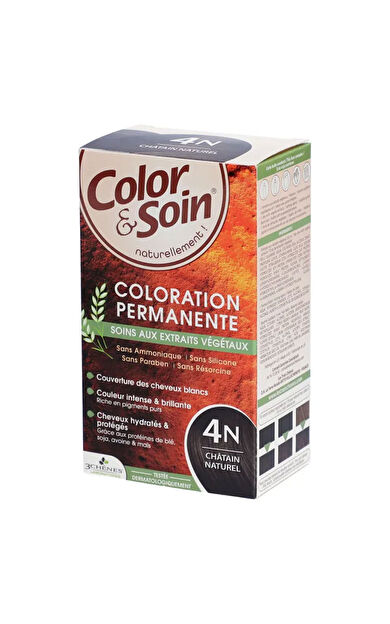 Color and Soin Saç Boyası 4N - Doğal Kestane
