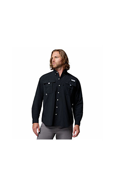 Columbia Bahama ii L/S Shirt Erkek Günlük Gömlek 1011621009 Siyah