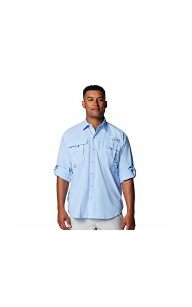 Columbia Bahama ii L/S Shirt Erkek Günlük Gömlek 1011621485 Mavi