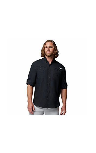 Columbia Tamiami ii Ls Shirt Erkek Günlük Gömlek 1286061010 Siyah