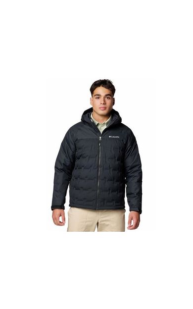 Columbia Grand Trek™ III Down Hooded Jacket Erkek Outdoor Montu (650 Dolgu Kuş Tüyü) 2086111010 Siyah