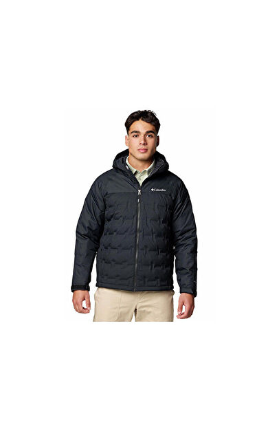 Columbia Grand Trek™ III Down Hooded Jacket Erkek Outdoor Montu (650 Dolgu Kuş Tüyü) 2086111010 Siyah