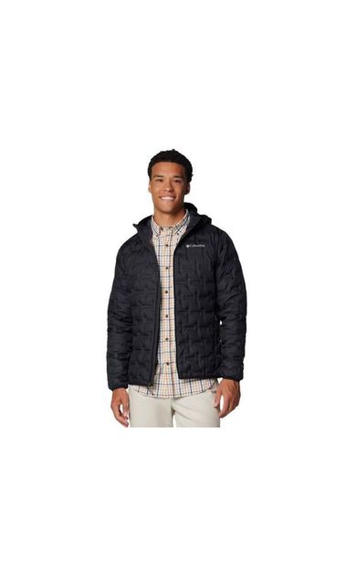 Columbia Delta Ridge™ II Down Hooded Jacket Erkek Outdoor Montu (650 Dolgu Kaz Tüyü) 2086221010 Siyah