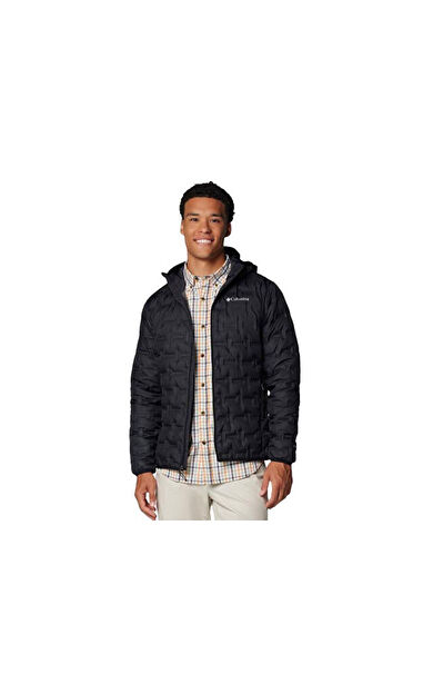 Columbia Delta Ridge™ II Down Hooded Jacket Erkek Outdoor Montu (650 Dolgu Kaz Tüyü) 2086221010 Siyah