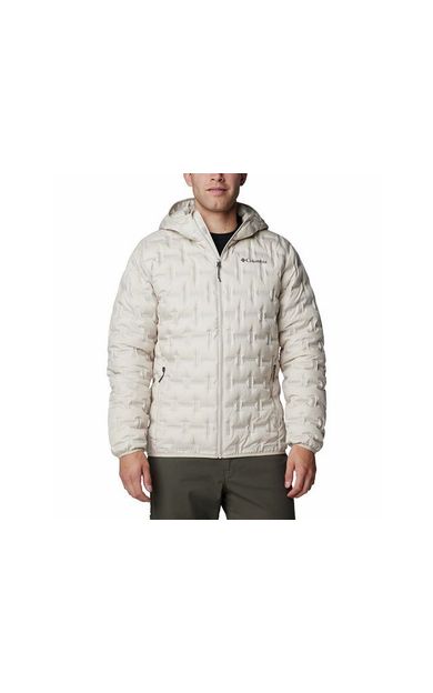 Columbia Delta Ridge™ II Down Hooded Jacket Erkek Outdoor Montu (650 Dolgu Kaz Tüyü) 2086221278 Bej