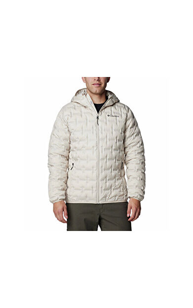 Columbia Delta Ridge™ II Down Hooded Jacket Erkek Outdoor Montu (650 Dolgu Kaz Tüyü) 2086221278 Bej