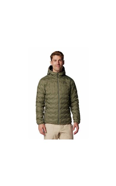Columbia Delta Ridge™ II Down Hooded Jacket Erkek Outdoor Montu (650 Dolgu Kaz Tüyü) 2086221397 Yeşil
