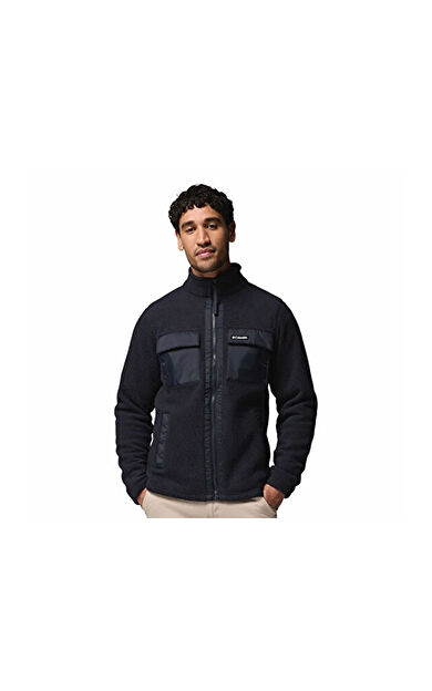 Columbia Juniper Peak Full Zip Fleece Erkek Outdoor Polar Ceket 2131471011 Siyah