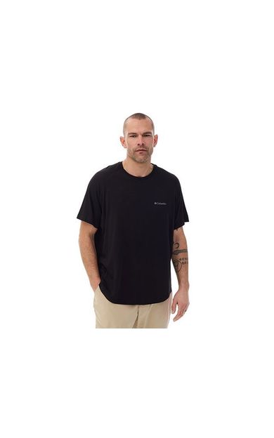 Columbia M Comfort Ss Tee Erkek Günlük Tişört 9110508010 Siyah